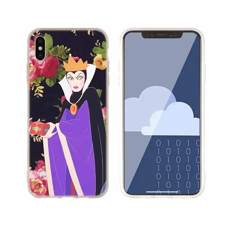 as the picture 08 Чехол для телефона s силиконовый мягкий чехол для iPhone 11 Pro X XS Max XR 6 6S 7 8 Plus 5 4S SE Maleficent Спящая красавица чехол принцессы - Цвет: as the picture 08