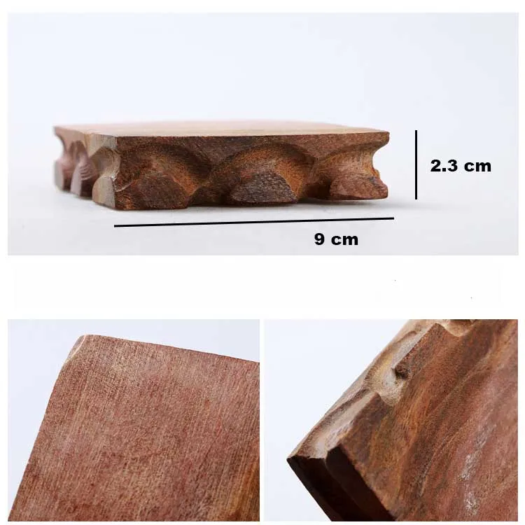 2 шт. деревянный коврик для чайной чашки подставка деревянная чайного горшка