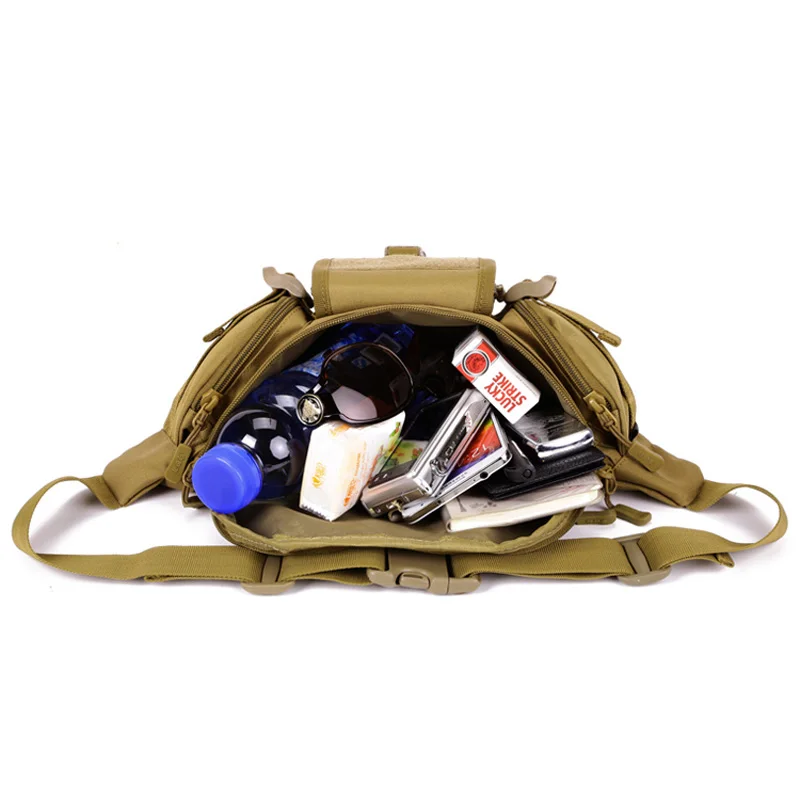 Водонепроницаемая нейлоновая Мужская поясная сумка Тактическая Военная
