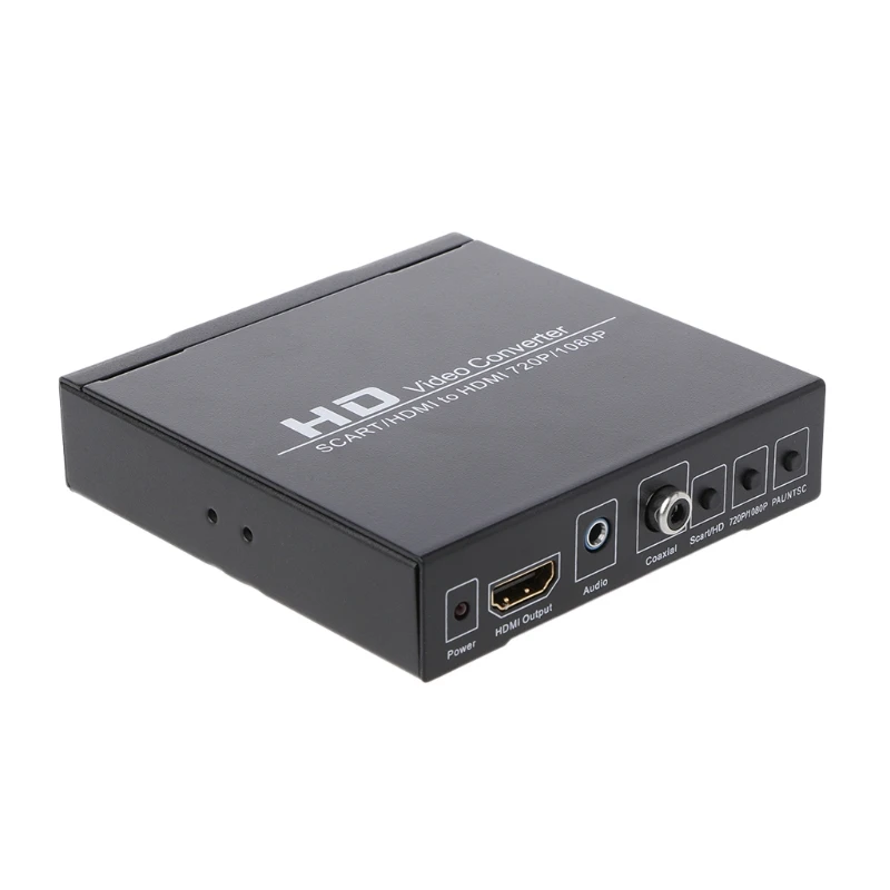 SCART+ HDMI в HDMI HD видео конвертер 720P 1080P 3,5 мм коаксиальный аудио выход