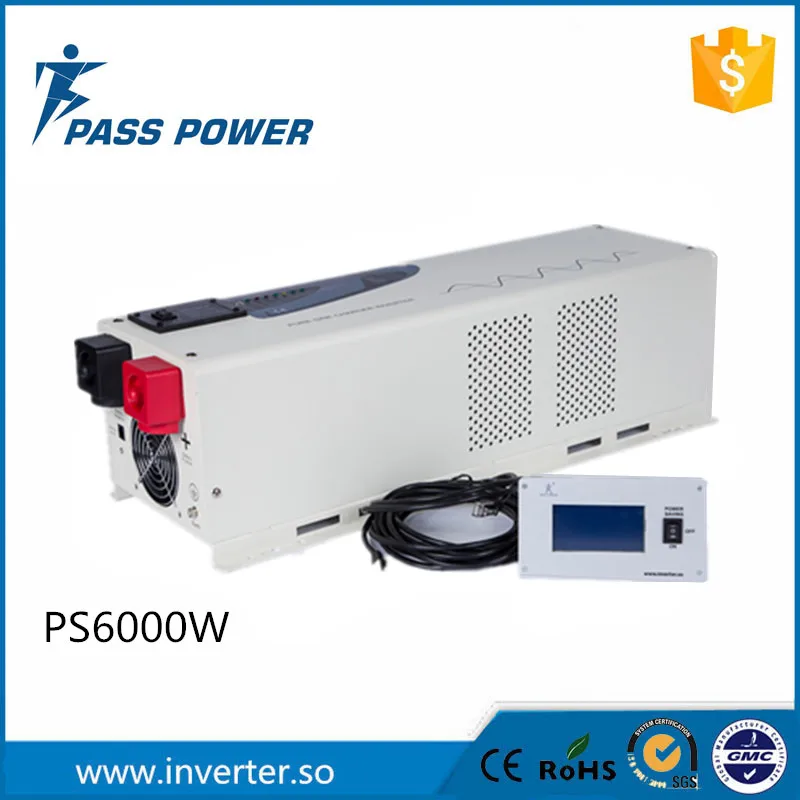 

6000watt dc to ac power inverter with external LCD display,high quality inverter manufacturer