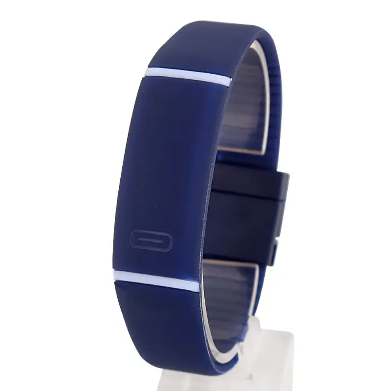 Уличные походные часы для мужчин и женщин силиконовые LED спортивные цифровые