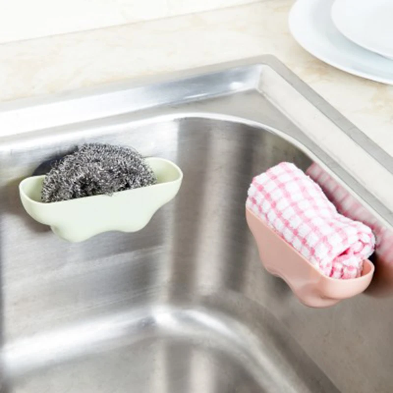 Дома Ванная комната Мыло губка держатель настенное крепление присоски крюк