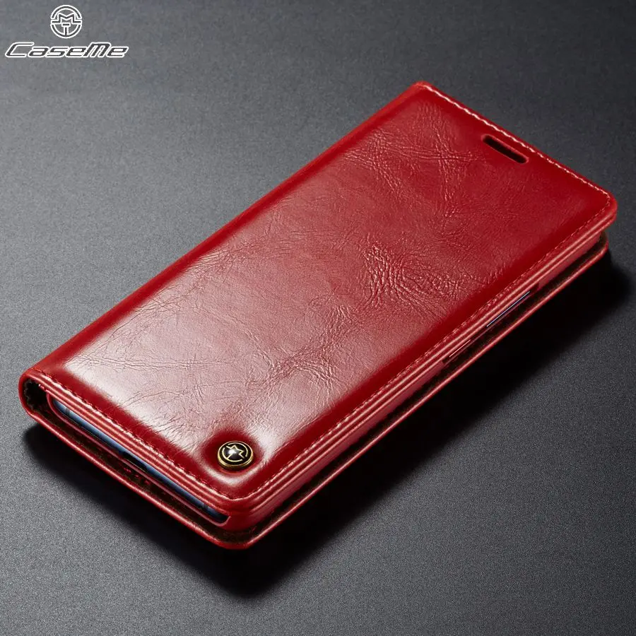 Red CaseMe на СПС huawei mate 20 Pro Чехол для huawei mate 20 Магнитный автофлип кожаный бумажник Подставка для держателя телефона - Цвет: Red