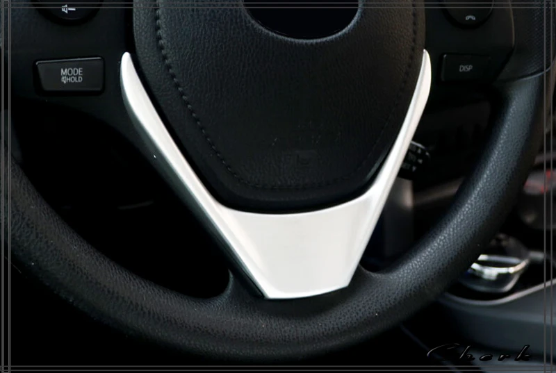 Новый ABS хром! Для Toyota RAV4 2016 2017 внутреннее рулевое колесо U рамка накладка наклейка
