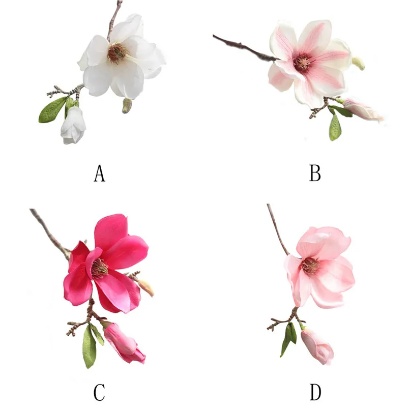 

Artificial Fake Flowers Leaf Magnolia Floral Wedding Bouquet Party Home Decor Gift Nov 17 Dropship