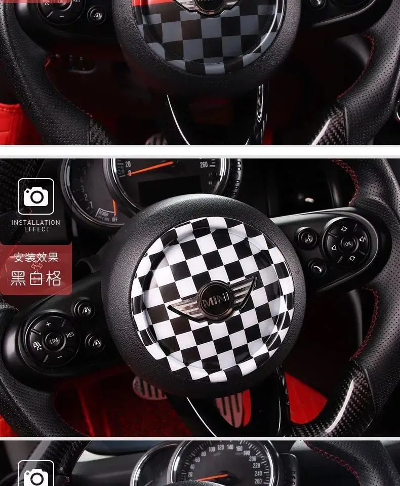 Новинка! 9 вариантов! Автомобильный руль центр охватывает аксессуары для mini cooper f54 f60 f55 f56 укладки