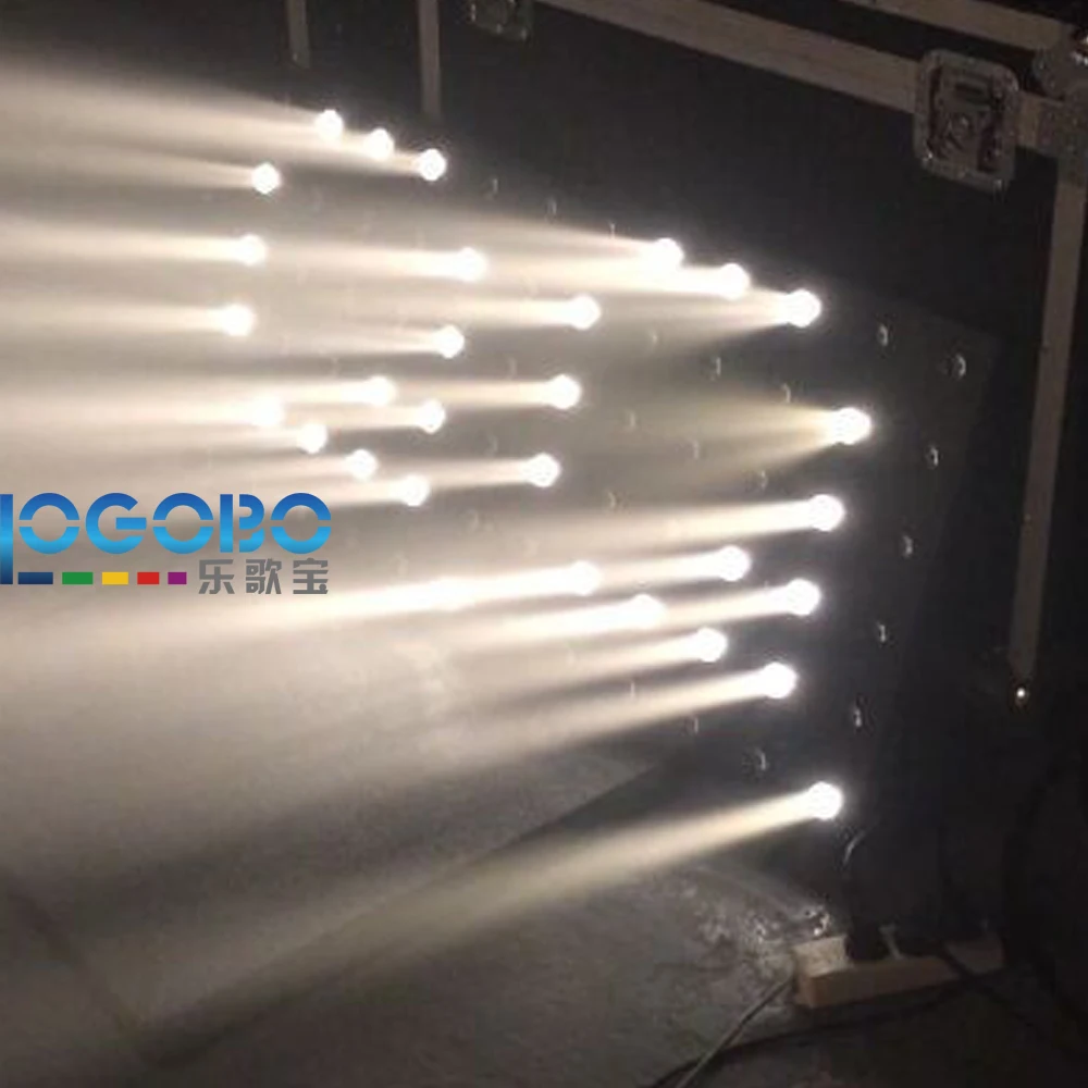 Бесплатная доставка 2 единицы 36x3 Вт теплый белый светодиод DMX Pixel золотой