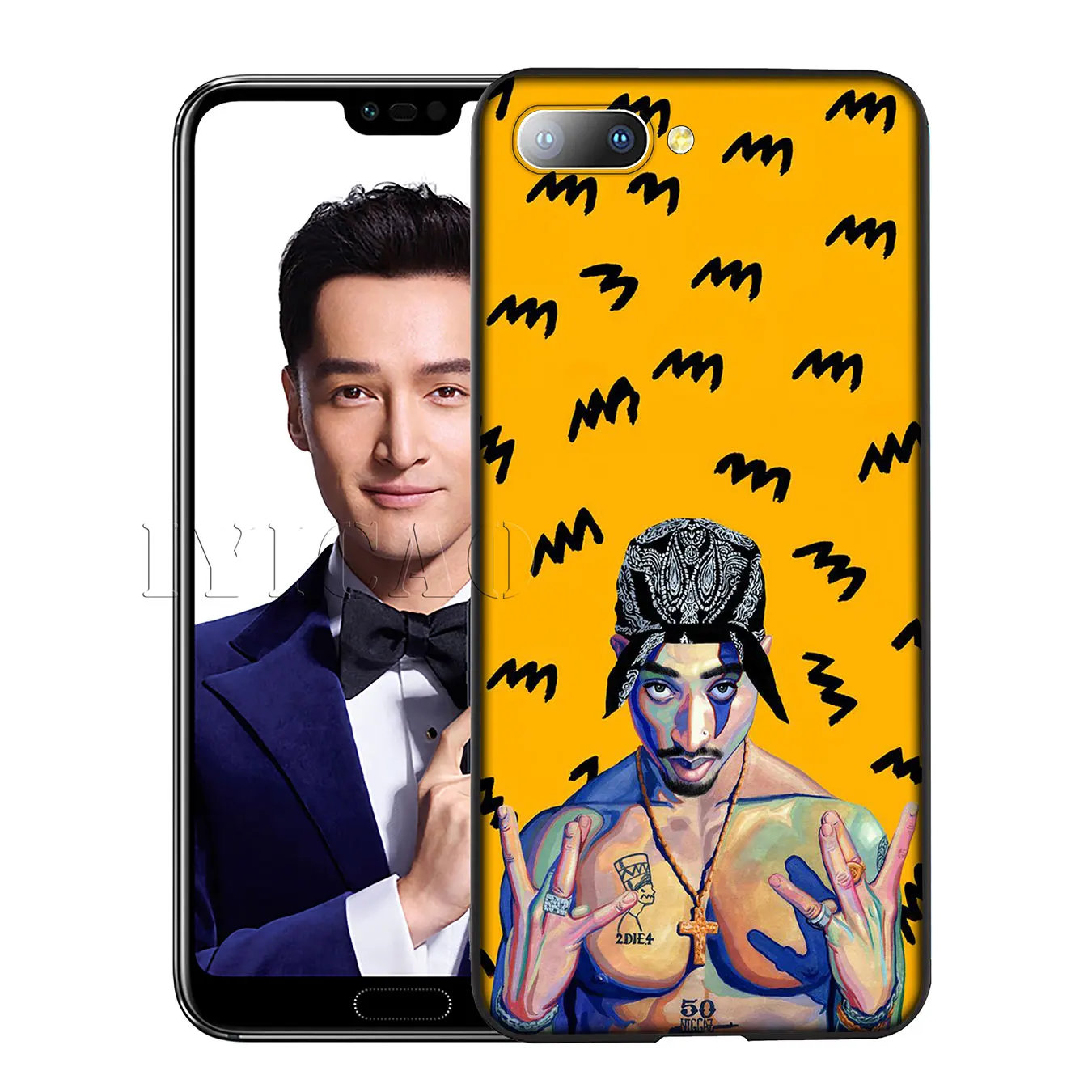 2Pac Tupac Shakur Супер предложение Мобильный Силиконовый мягкий чехол для Huawei Y7 Y6 Prime Y9