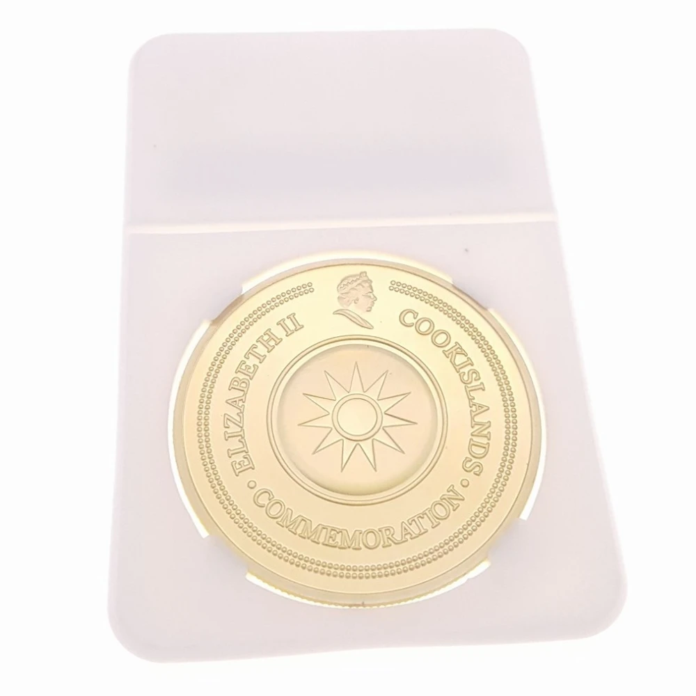 Commemorative Coin Collection Medal Souvenir Badge Coins Money Anniversary Leo Golden Dollar Twelve Constellation Cent | Дом и сад