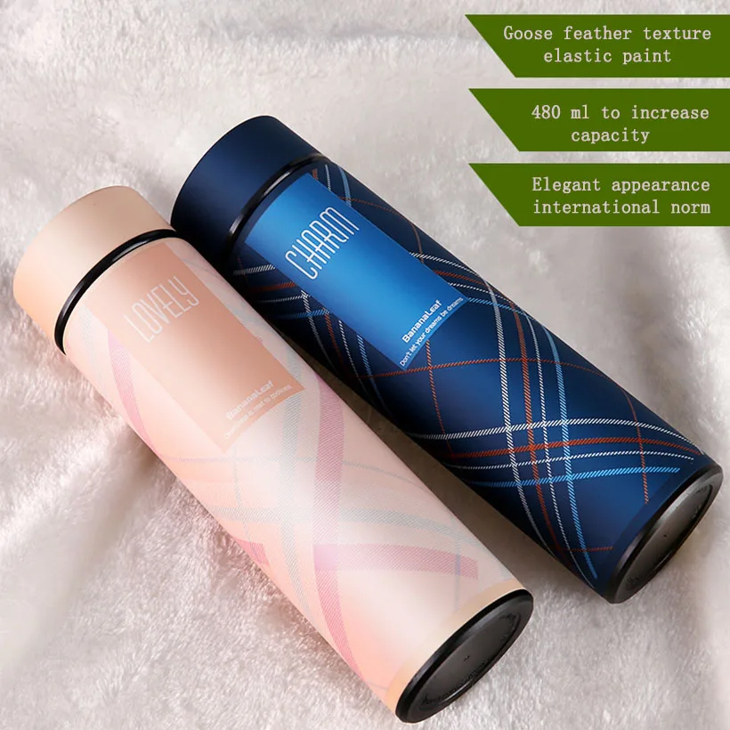 Классические высококлассные чашки в полоску 480 мл вакуумная фляжка из