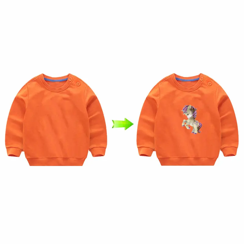 Мультяшный Единорог яркий для одежды футболок платьев сумок украшение сделай