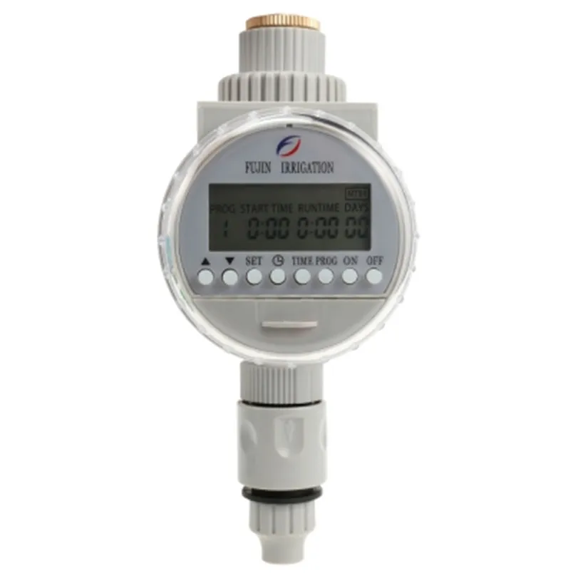 gray ЖК-дисплей автоматический перезаряжаемый контроллер орошения сада шаровой клапан полива таймер наборы капельного Комплект для орошения распродажа - Цвет: gray
