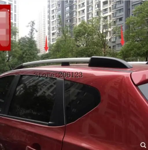Для Nissan Qashqai Dualis 2007 2008 2009 2010 2011 2012 стойки декоративные Боковые стержни рельсы багажник на крышу
