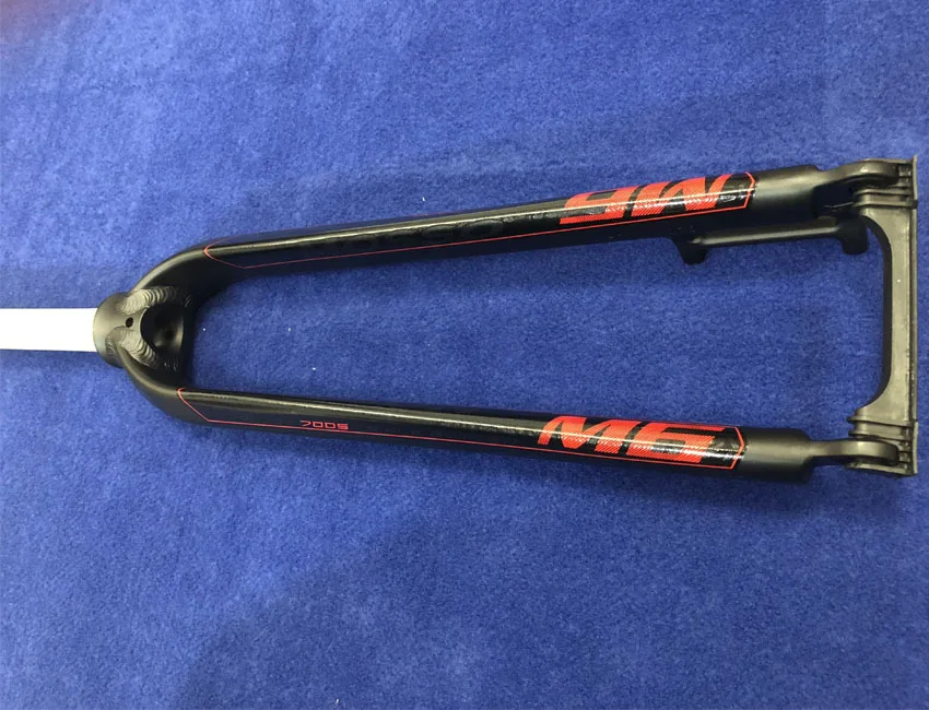 M6 Matte Black-Red Вилка Mosso M6 M5 M5E M5EV M3 MTB Велосипедная вилка подходит для 26 27,5 29er шоссейная Велосипедная вилка v тормоза передние вилки конусная глянцевая/матовая - Цвет: M6 Matte Black-Red