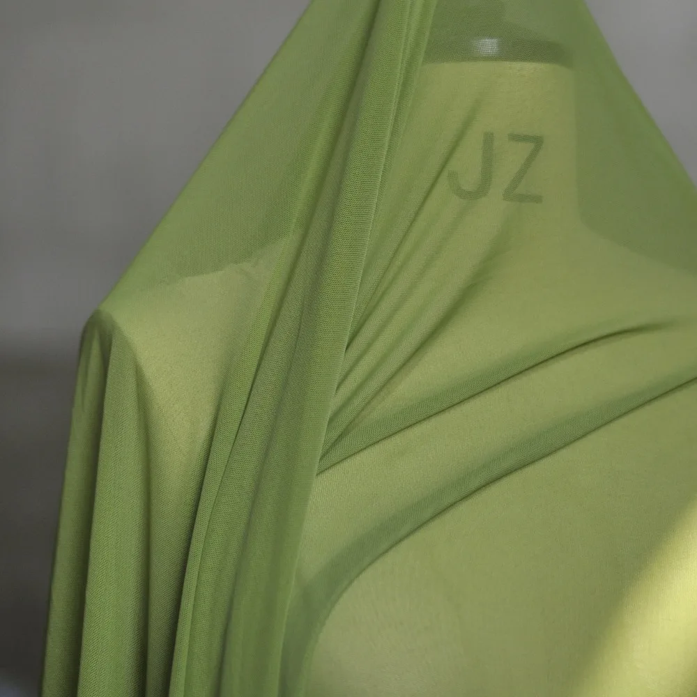 Lace96 Green перспектива кружевная однотонная зеленая ажурная ткань для свадебное