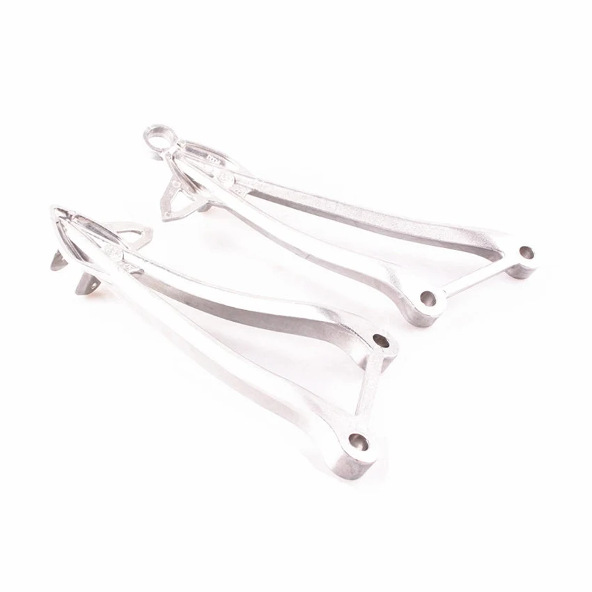 

Rear Passenger Foot Pegs Footrest Bracket Aluminum Silver For Kawasaki ZX6R 2009-2011/ ZX10R 2008-2010