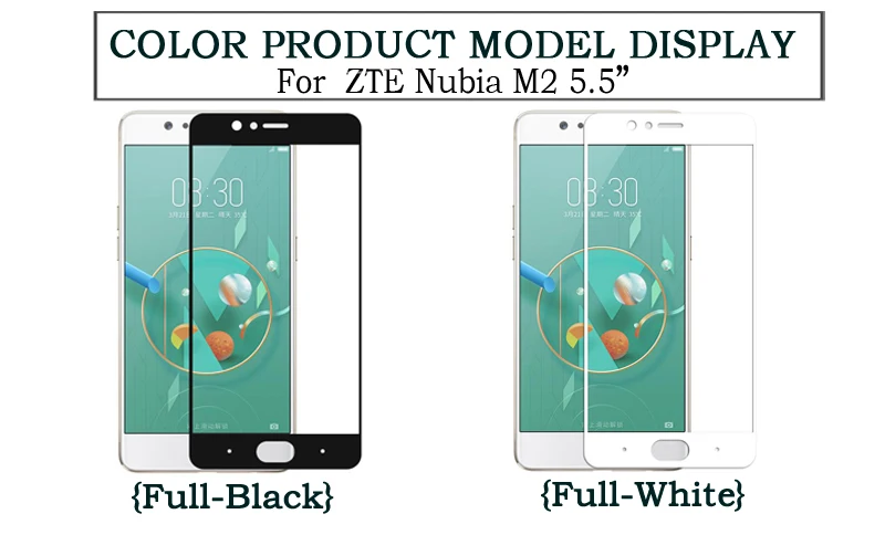 5 шт./лот полное покрытие защита закаленное стекло для zte Nubia M2/M2 Lite защита экрана Закаленное стекло Защитная пленка