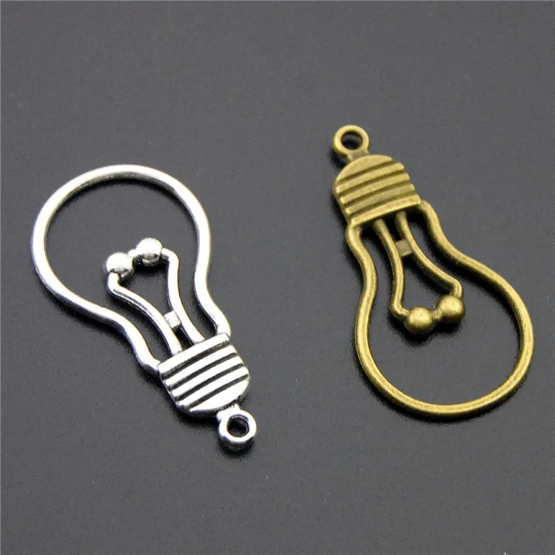 10 шт. лампочки бронзового/серебряного цвета Подвески DIY ожерелье ювелирные