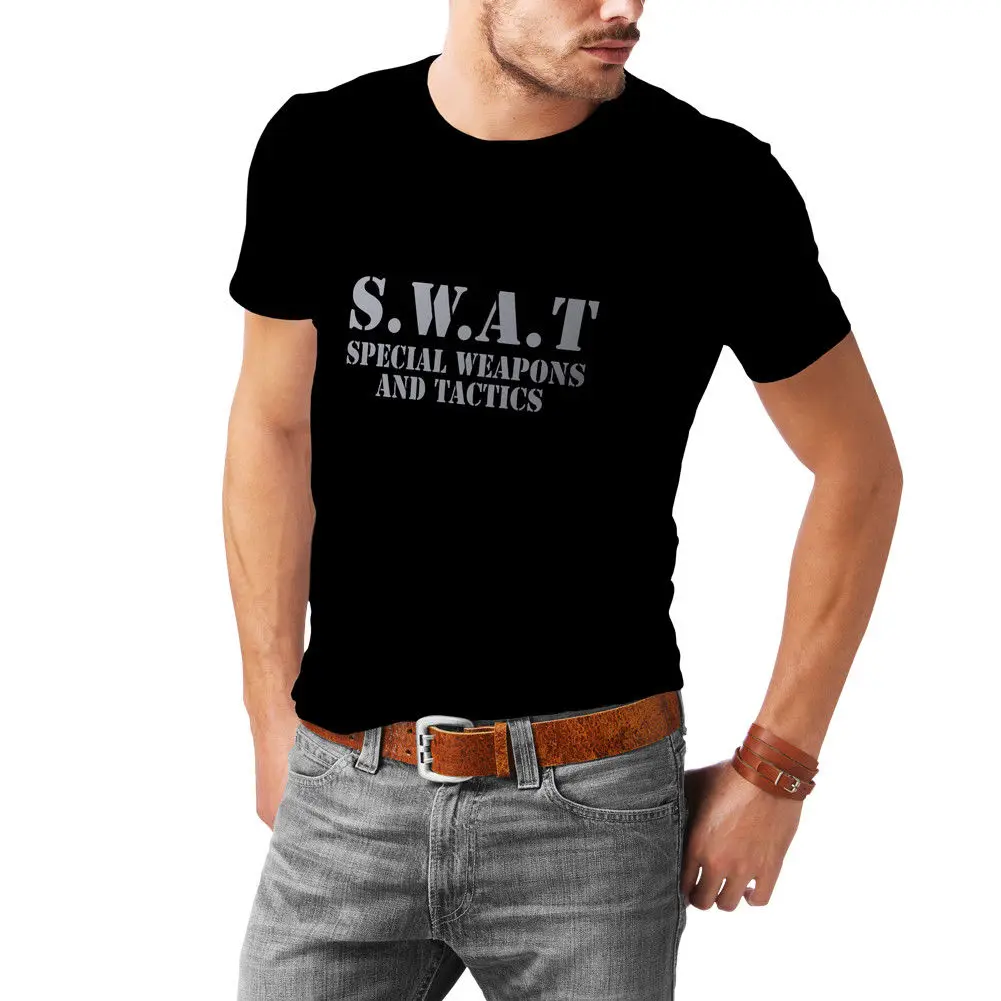 S.W.A.T силы-тактика специального оружия-военная техника мужская рубашка | Мужская