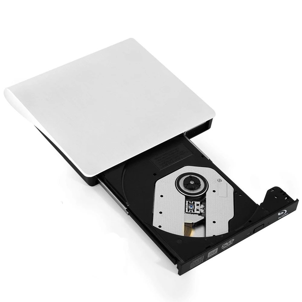 Bluray Drive Slim USB 3 0 Burner BD-RE CD/DVD RW Writer Play Blu-Ray Disc для ноутбука Mac PC HP ACER DELL | Компьютеры и