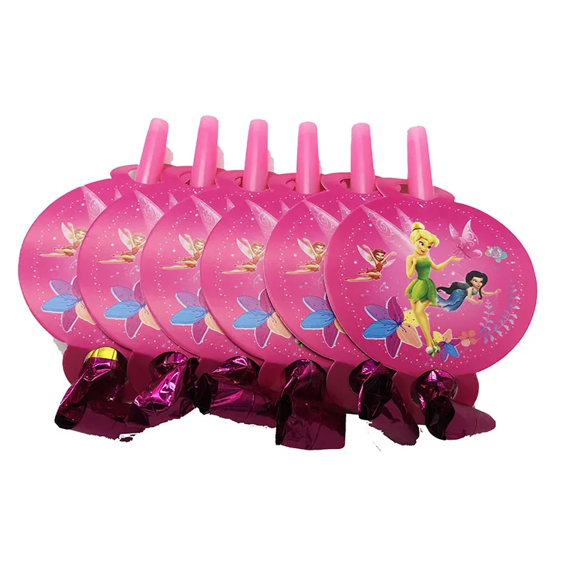 6 шт./лот Tinkerbell тема blowouts baby shower для дня рождения украшения шумов|Производители