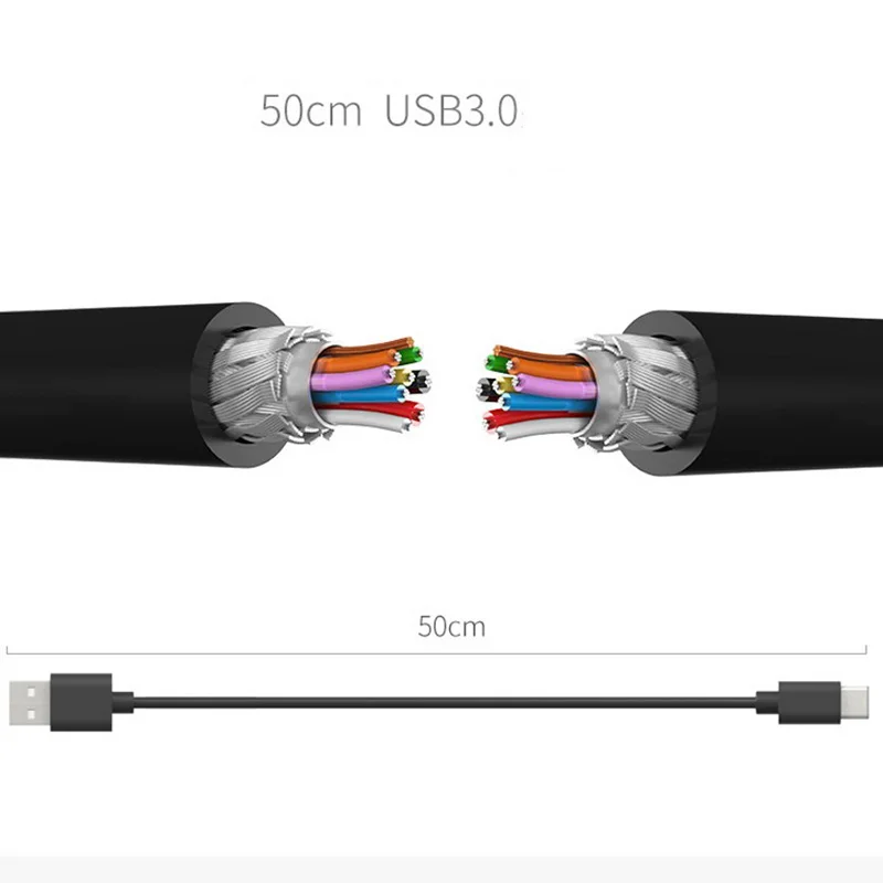 Жесткий диск Sata к Usb 3 0 HDD 2 5 дюйма Type-c внешний жесткий SSD для ноутбука мобильный SATA