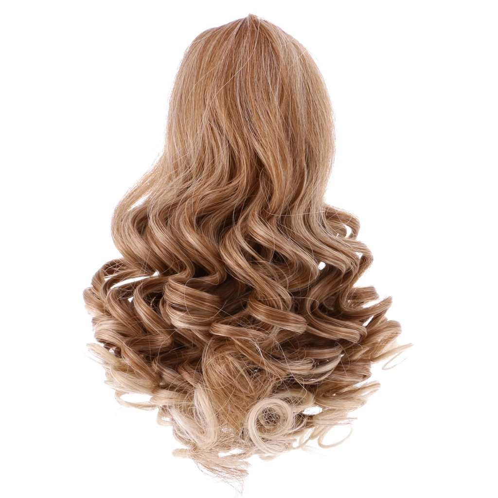 Новинка 1 шт. аксессуары для кукол волнистые волосы парик 18 дюймов