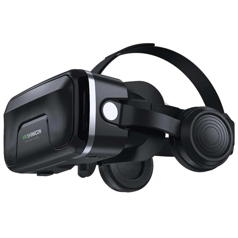 VR Shinecon 10,0 стерео вр видео виар шлем 3D 3 D очки виртуальной реальности для iPhone Android VR смартфона умные смарт игр смартфонов дополненной телефона комплект видеоочки с экраном контролерами стекло дополненная