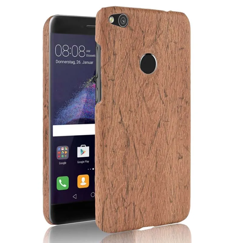 Роскошный чехол для Huawei P9lite P8 Lite 2017 Honor 8 с текстурой древесины P9 чехлы телефонов