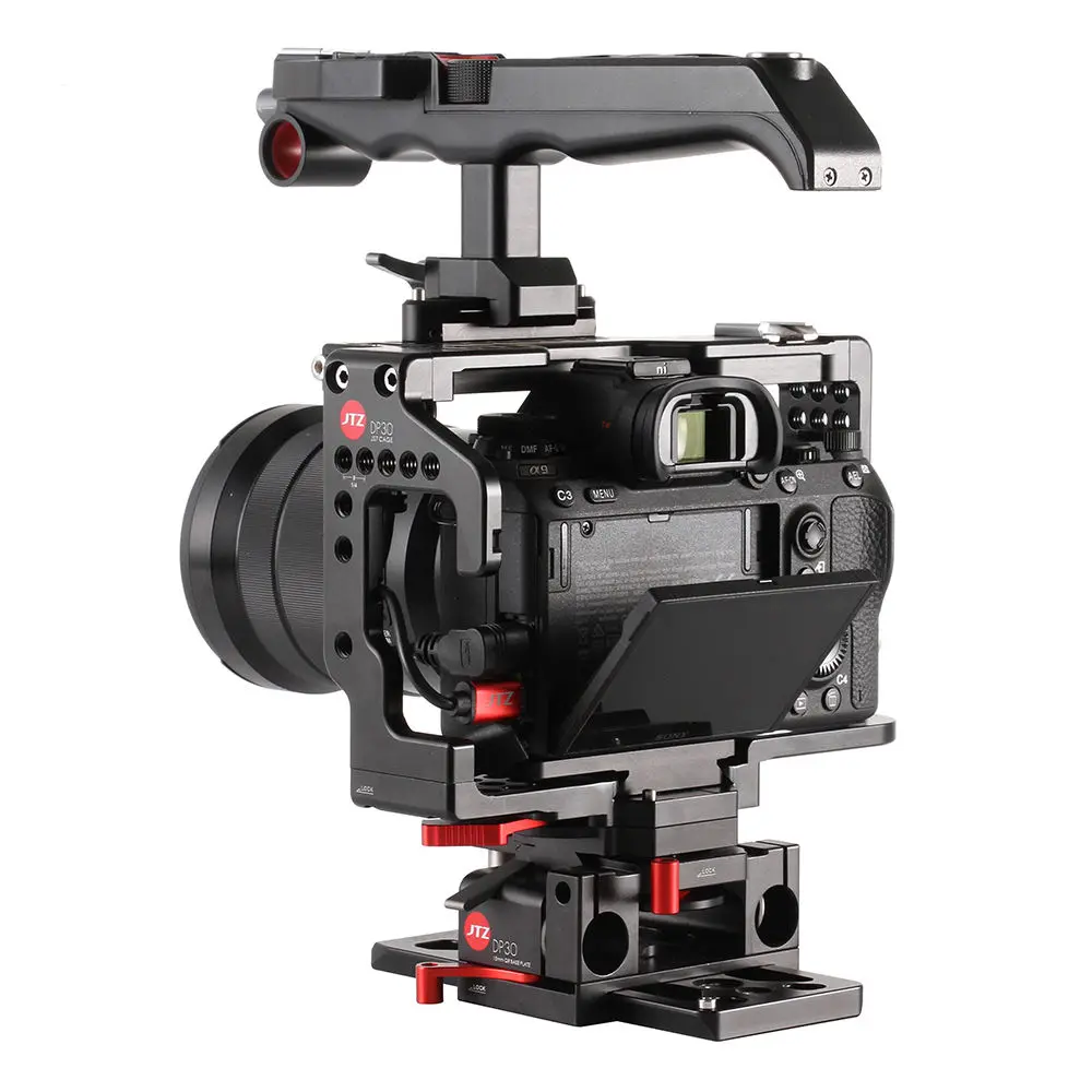 Штатив для видеокамеры JTZ DP30 с ручкой SONY A9 A7III A7RIII A7SIII|handle rig|video cagecamera video cage |