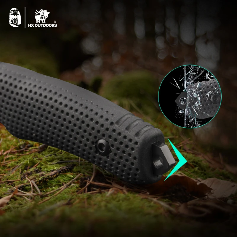 HX outdoor survival knife D2 steel blade fixed brand straight camping knives multi tactical rubber handle hand tools | Инструменты