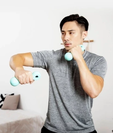 Оригинальная гантели xiaomi Move It Beat портативная мини USB зарядка трехцветная умная