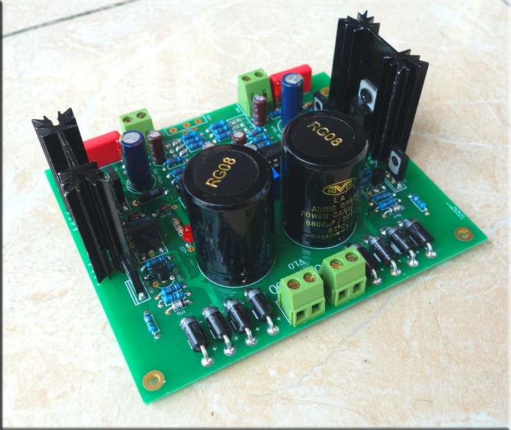 Обратитесь к STUDER900 регулятор питания доска DIY наборы может быть собран в двойной положительный или положительный и отрицательный блок питания