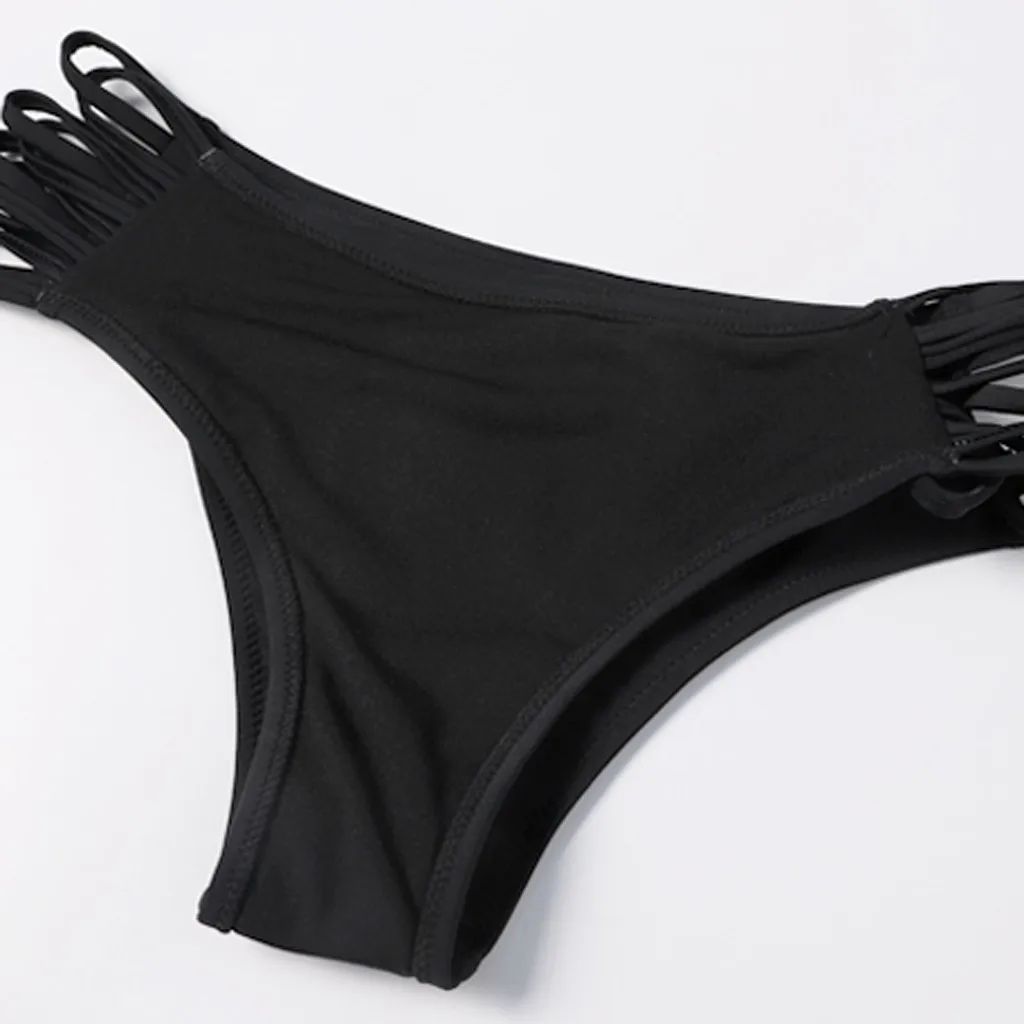 Пляжная одежда Женский бандажный купальник с принтом купальник-бикини из двух