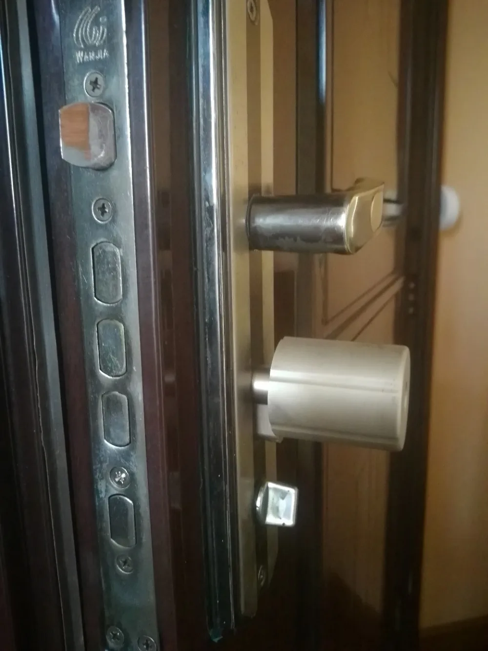 Mijia Aqara практичная Противоугонная защита сердцевина дверного замка противозаконная разблокировка Автоматическая сигнализация приложение сигнализация замок Ядро 5mKey