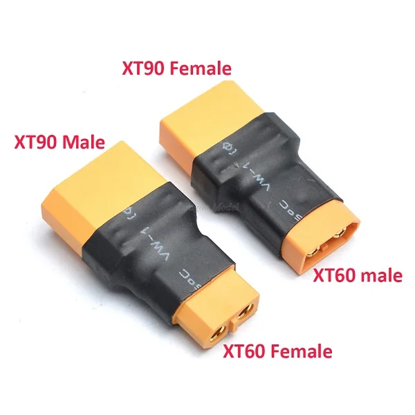 XT60 to XT90 X2 XT60 папа/мама к XT90 мама/Папа переходник для аккумулятора и зарядного устройства квадрокоптера - Цвет: XT60 to XT90 X2