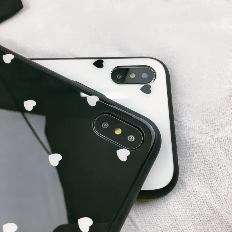 BONVAN закалённое Защитное стекло чехол Xiaomi mi 6x A2 mi A1 case сердце любовь Жесткий чехол на ксиоми mi 5x A1 mi 6x кисточкой шнурки случай защиты чехлы на телефон