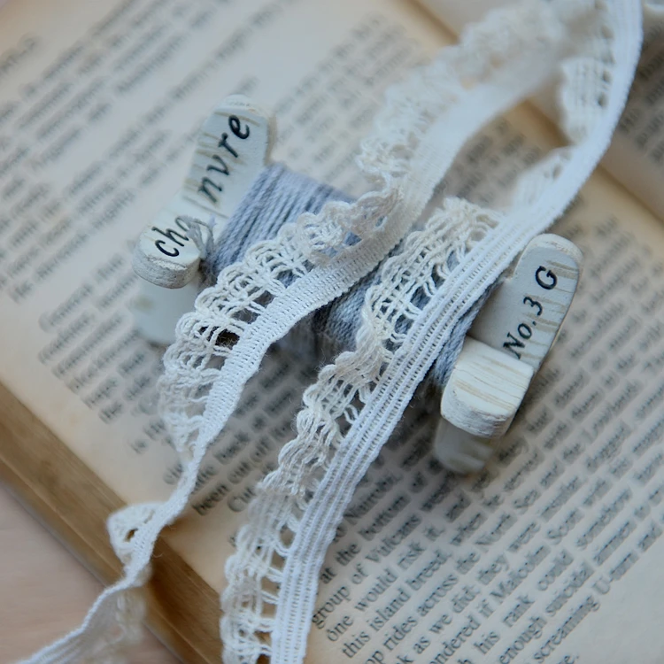 

2016Beige stretch cotton lace 1.4cm wideHot Sale