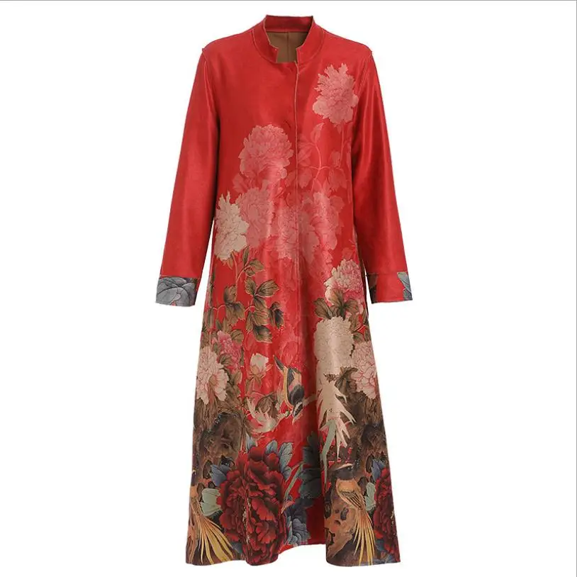 Высокие замшевые размера плюс куртка-ветровка с принтом кимоно женские ботфорты