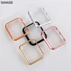 Жесткий металлический чехол из алюминиевого сплава для Apple Watch, чехол 44 мм 40 мм 42 мм 38 мм iWatch Series 5 4 3 2 1, защитный чехол с покрытием