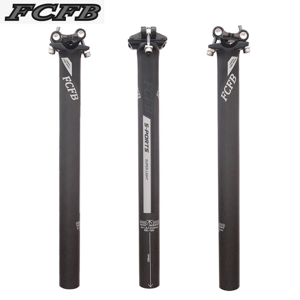 Подседельный штырь из углеродного волокна 2017 FCFB черный/серебристый 0 мм