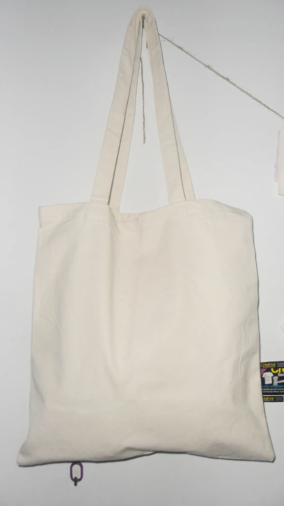 Белая Экологически чистая школьная сумка Органайзер из 100% хлопка 36 х39 см в|magazine