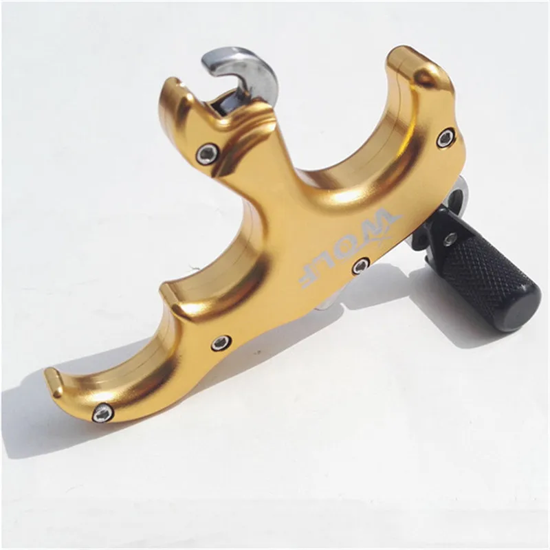 1 шт. стрельба из лука 3 пальца блочный лук спуск вспомогательный ручной суппорт