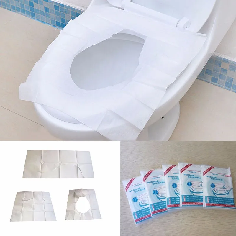 1 упаковка = 10 шт. одноразовое покрытие на сиденье унитаза Mat 100% водонепроницаемый