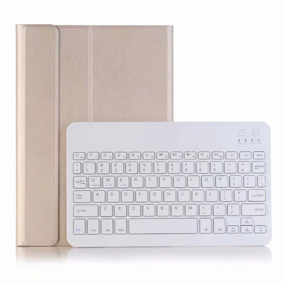Ультра тонкий Съемный беспроводной Bluetooth клавиатура чехол для Huawei MediaPad M5 10 8