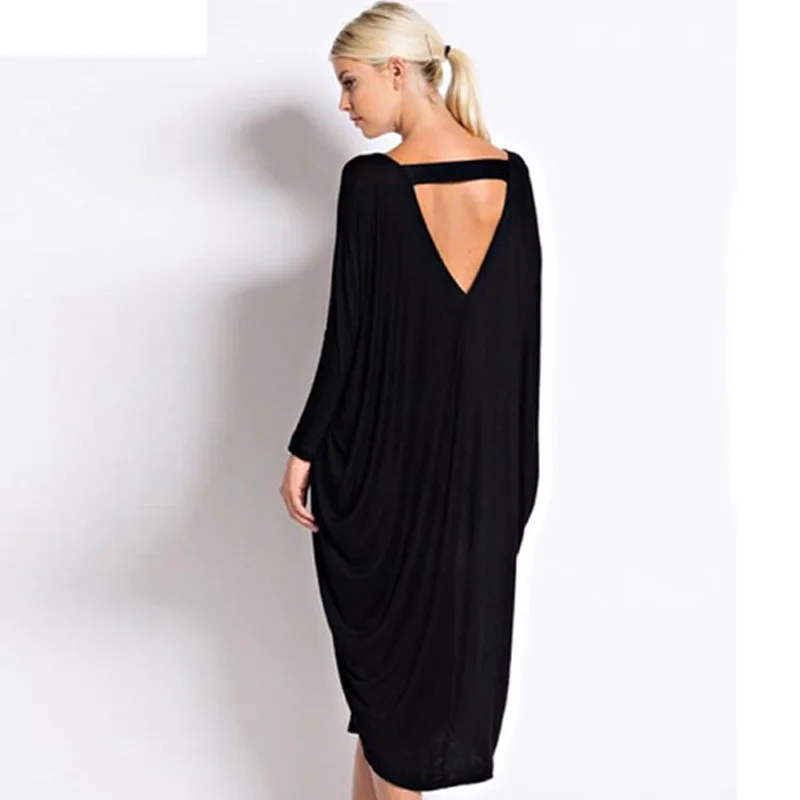 Большие размеры элегантные осенне зимние однотонные Длинные вечерние платья