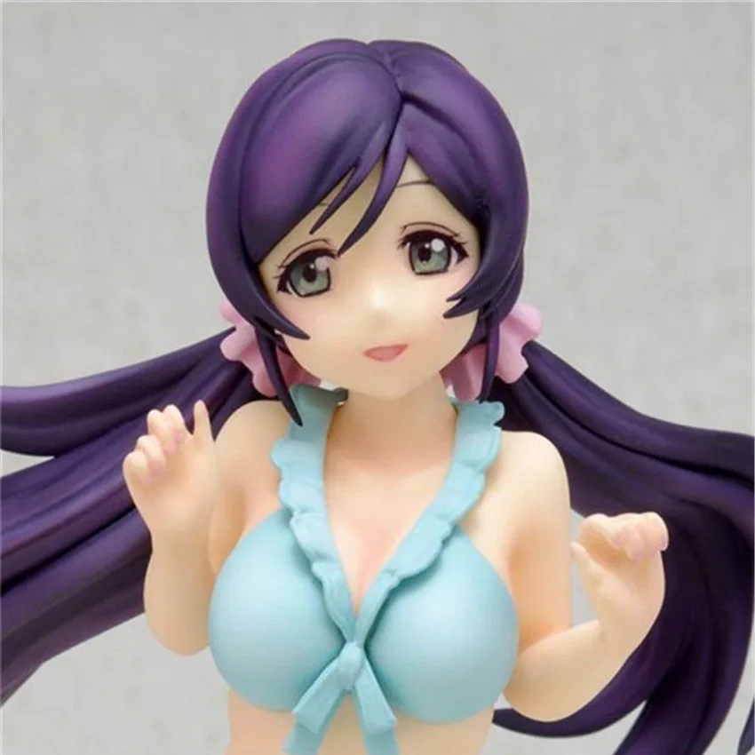 Haocaitoy Wave Doll LoveLive Nozomi Tojo Bikini Swimsuit Figure PVC Hot Sexy Collectible Action Anime Cartoon Model Toys | Игрушки и
