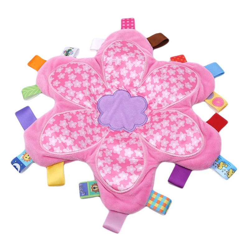 1 шт. новое розовое полотенце в цветочки с сливой детские погремушки