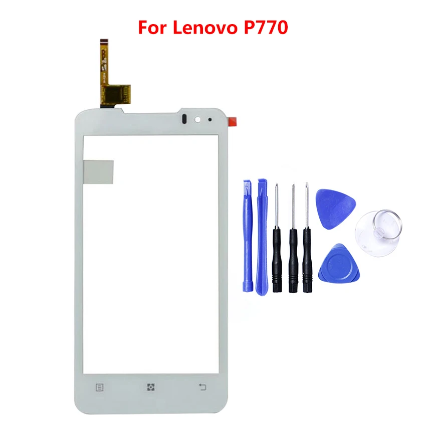 Экран дигитайзер для Lenovo P770 сенсор сенсорный экран фронтальное стекло Сенсорная